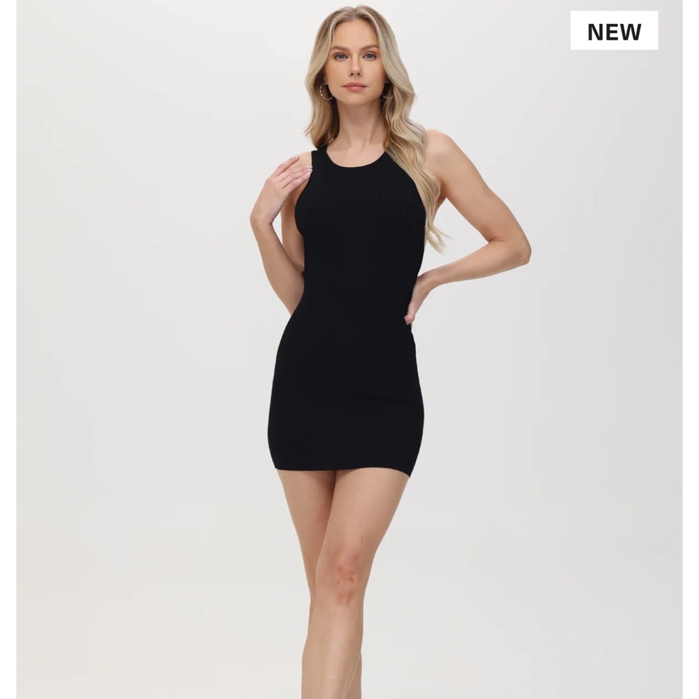 525 Backless cutout mini dress